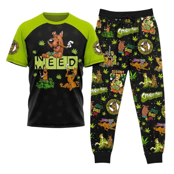 Scooby-Doo Need Weed Shirt And Pants Set