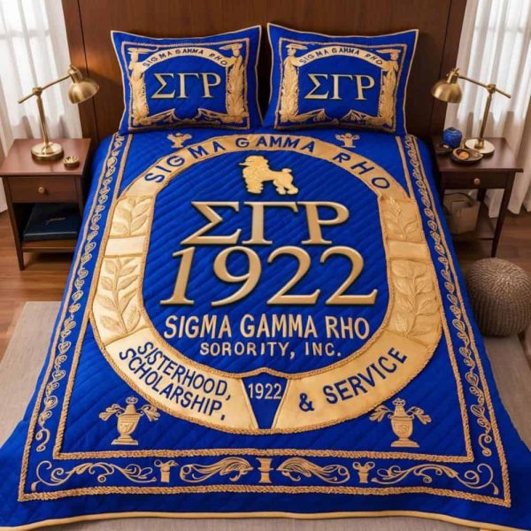 Sigma Gamma Rho Sisterhood Scholarship And Service 1922 Bedding Set