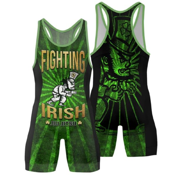 St. Patrick's Day Irish Jiu-Jitsu Wrestling Singlet