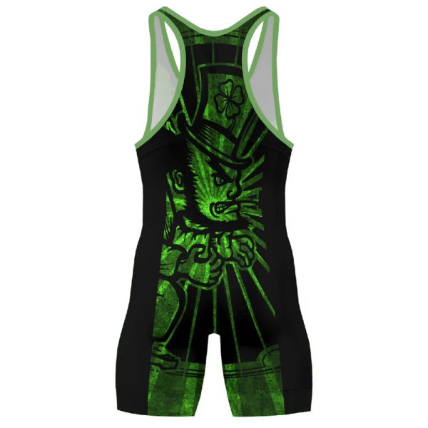 St Patricks Day Irish Jiu Jitsu Wrestling Singlet 3