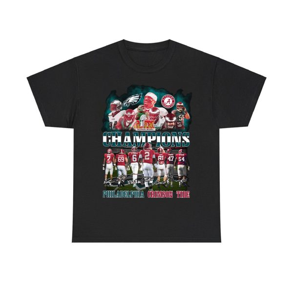 Super Bowl LIX Champions Philadelphia Crimson Tide Shirt