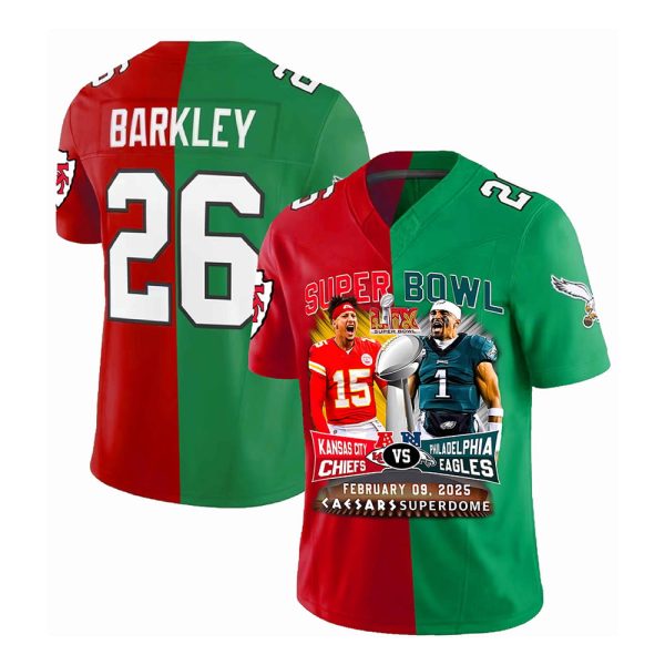 Super Bowl LIX Chiefs Vs Eagles Jersey