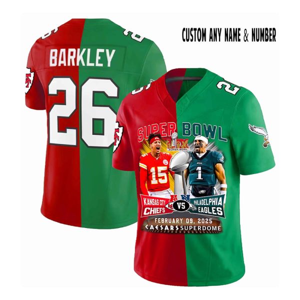 Super Bowl LIX Chiefs Vs Eagles Jersey 2