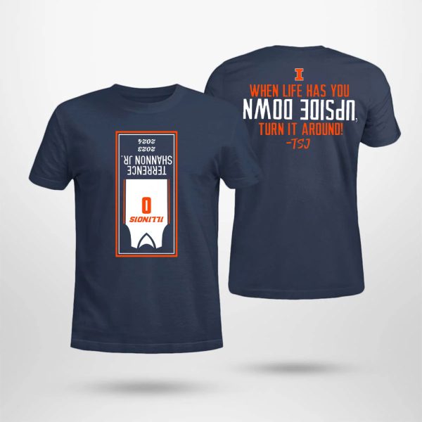 Terrence Shannon Jr Upside Down Banner Shirt