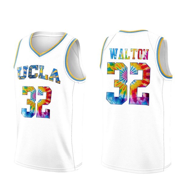 UCLA Honors The Late Bill Walton Custom Basketball Jersey 2