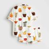 Womens Aperol Spritz Margarita Cocktail Pajama Set 3