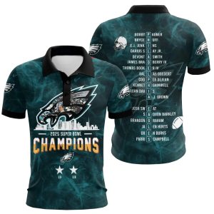 2025 Eagles Super Bowl LIX Champions Polo Shirt