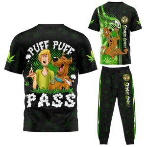 Puff Puff Pass Scoobie-Doobie Shirt And Pants Set