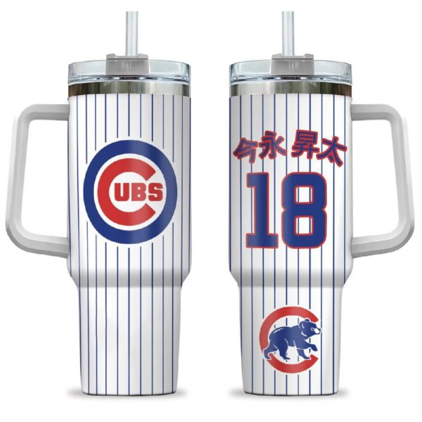 18 Chicago Baseball 40oz Tumbler