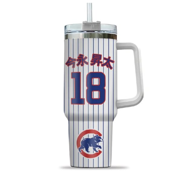 18 Chicago Baseball 40oz Tumbler 3