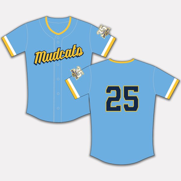 2025 Carolina Mudcats Brewers Weekend Jersey Giveaway