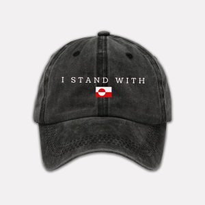 I Stand With Greenland Printed Baseball Cap