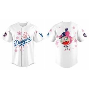 Dodgers Takashi Murakami Tokyo Series Baseball Jersey 2025