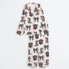 America Highland Cow Western 4th Of July Satin Pajama Set 3