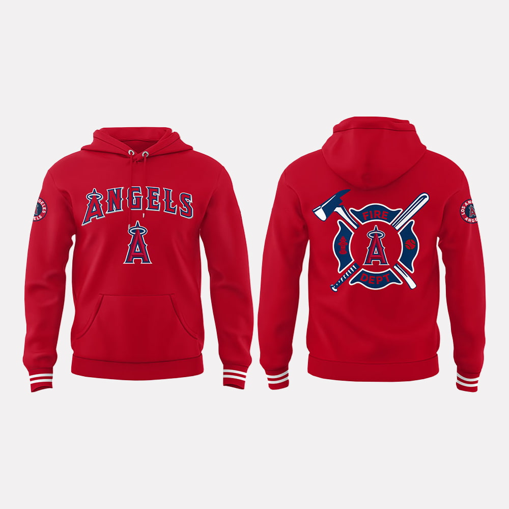 Angels x Firefighter Appreciation Night Hoodie 2025 Angels x Firefighter Appreciation Night Hoodie 2025