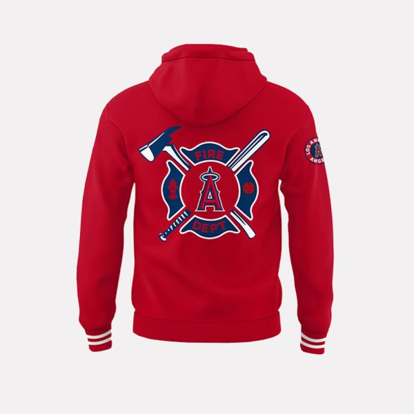 Angels x Firefighter Appreciation Night Hoodie 2025 3