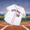 Astros Hunter Brown Replica White Jersey 2025 Giveaway 2