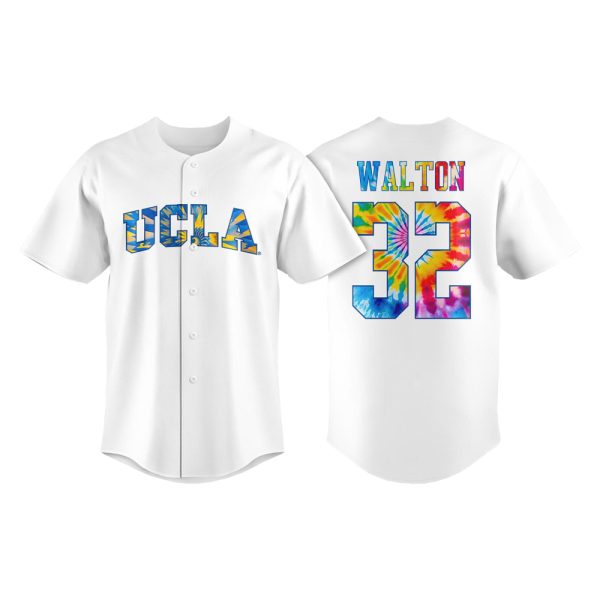 Bill Walton UCLA Honors The Late Tie Dye Jersey