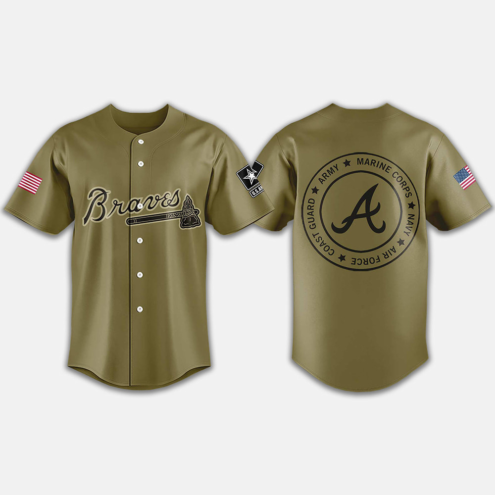 Braves Military Appreciation Night 2025 Jersey Braves Military Appreciation Night 2025 Jersey
