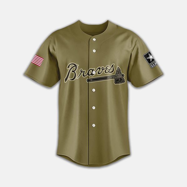 Braves Military Appreciation Night 2025 Jersey 2