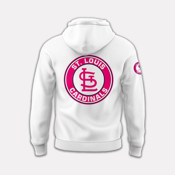 Cardinals x Cancer Awareness Night 2025 Hoodie 3