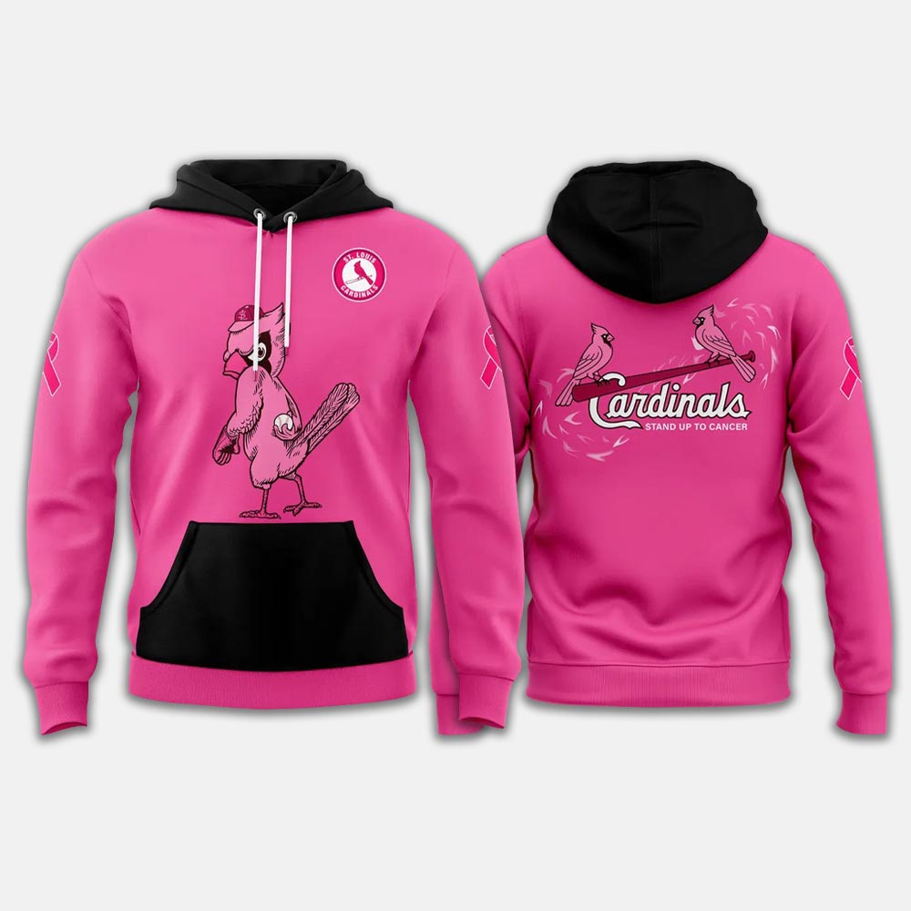 Cardinals x Stand Up To Cancer 2025 Hoodie Cardinals x Stand Up To Cancer 2025 Hoodie