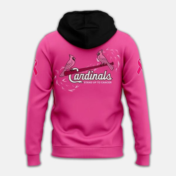 Cardinals x Stand Up To Cancer 2025 Hoodie 3