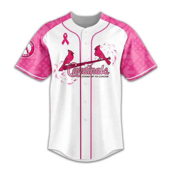 Cardinals x Stand Up To Cancer 2025 Personalized Jersey 2