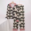 Cat Classic Pajama Set Cute Fat Cats