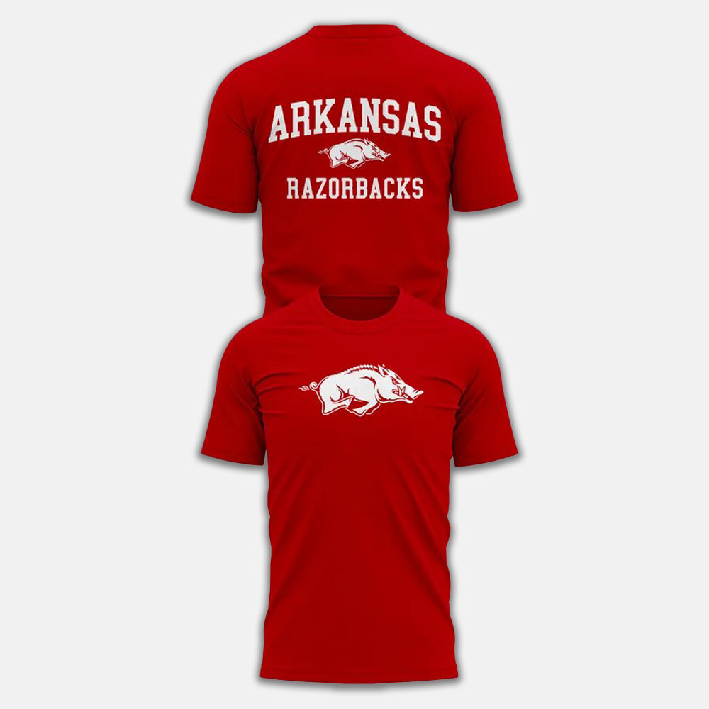 Coach John Calipari Razorbacks Men's Basketball Two-Sided Shirt 2025 Coach John Calipari Razorbacks Men's Basketball Two-Sided Shirt 2025