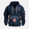 Cubs 2025 World Tour Tokyo Series Quarter Zip Hoodie 3