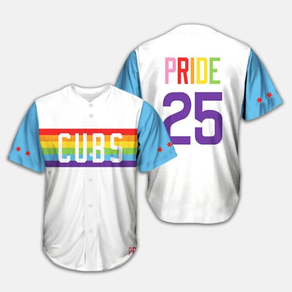 Cubs Pride Celebration Jersey Giveaway 2025