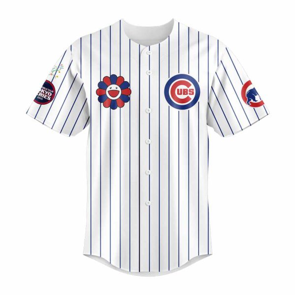 Cubs Takashi Murakami World Tour Tokyo Series 2025 Jersey 2