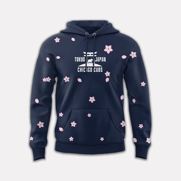 Cubs x Tokyo Series 2025 Blossom Hoodie 2