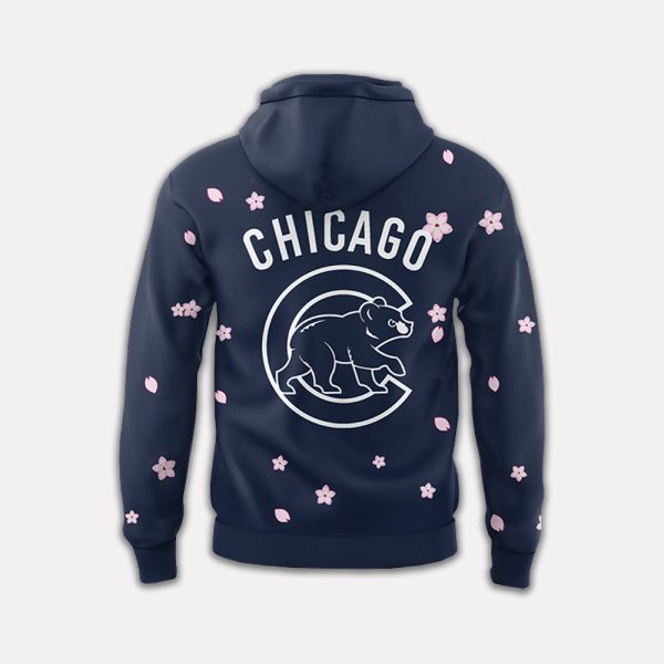 Cubs x Tokyo Series 2025 Blossom Hoodie 3