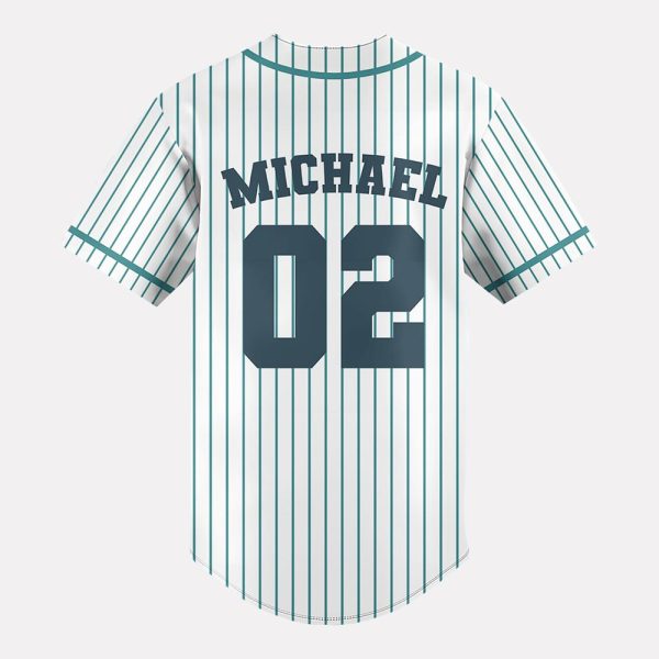 Custom Gulf Of Mexico Baseball Jersey 3