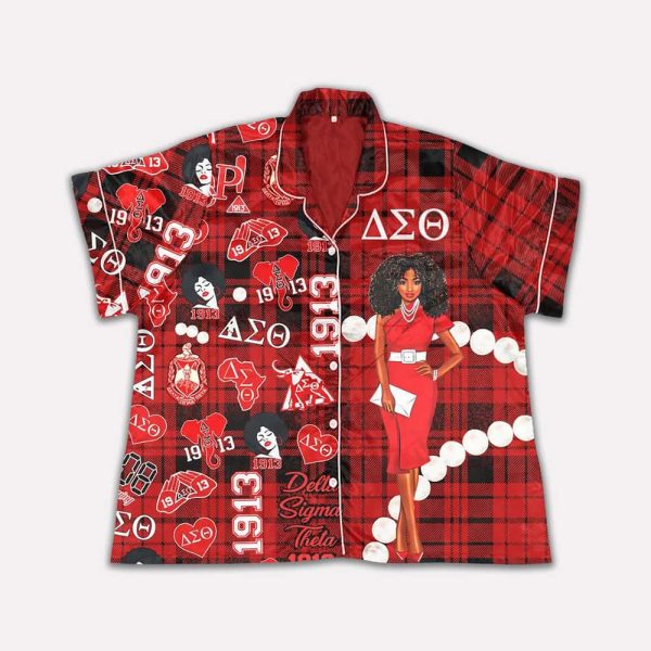 Delta Sigma Theta 1913 Pajama Set 2