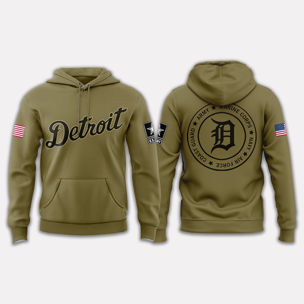 Detroit Military Appreciation Night 2025 Hoodie Detroit Military Appreciation Night 2025 Hoodie