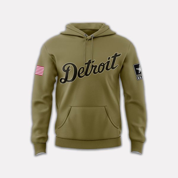 Detroit Military Appreciation Night 2025 Hoodie 2