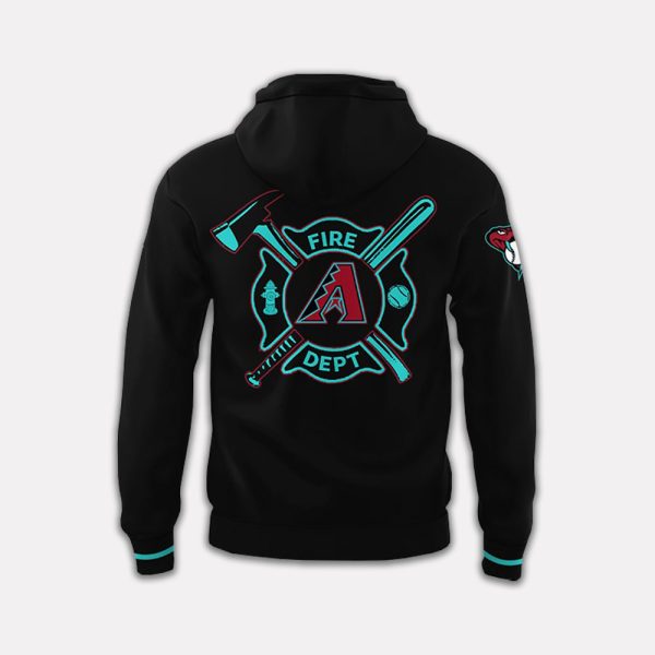 Diamondbacks x Firefighter Appreciation Night 2025 Hoodie 3