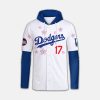 Dodgers 2025 World Tour Tokyo Series Hooded Baseball Jersey 2