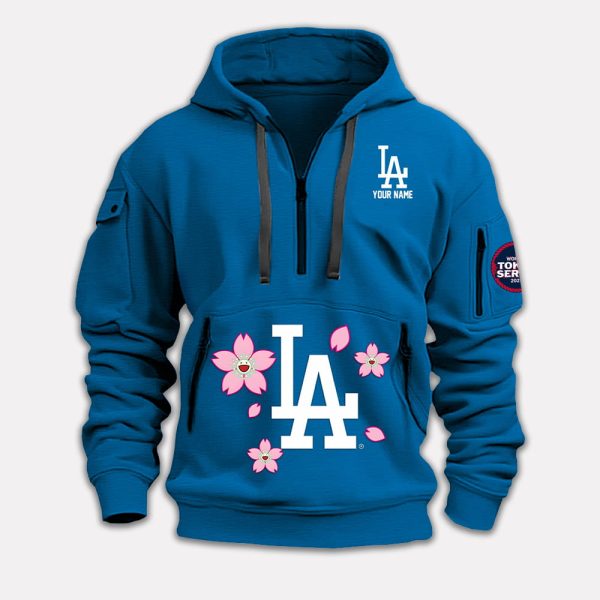 Dodgers 2025 World Tour Tokyo Series Quarter Zip Hoodie