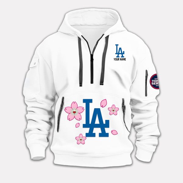 Dodgers 2025 World Tour Tokyo Series Quarter Zip Hoodie 2