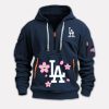 Dodgers 2025 World Tour Tokyo Series Quarter Zip Hoodie 4