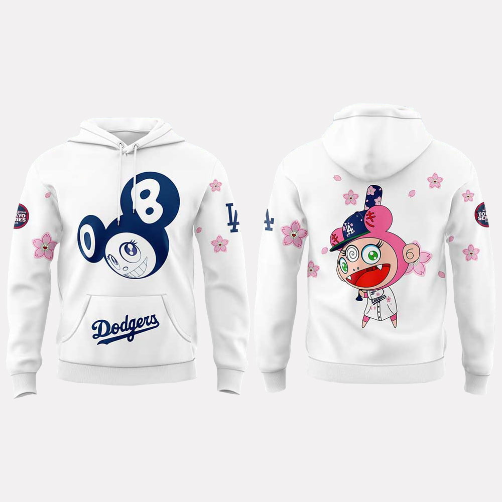 Dodgers Takashi Murakami x Tokyo Series Hoodie 2025 Dodgers Takashi Murakami x Tokyo Series Hoodie 2025