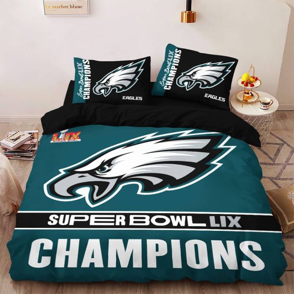 Eagles 2025 Super Bowl LIX Champions Bedding Set 3