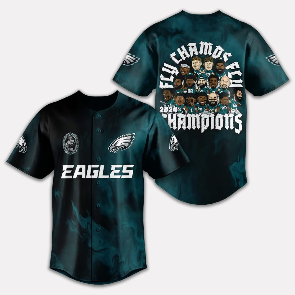 Eagles Fly Champs Fly Champions Baseball Jersey 2025 Eagles Fly Champs Fly Champions Baseball Jersey 2025