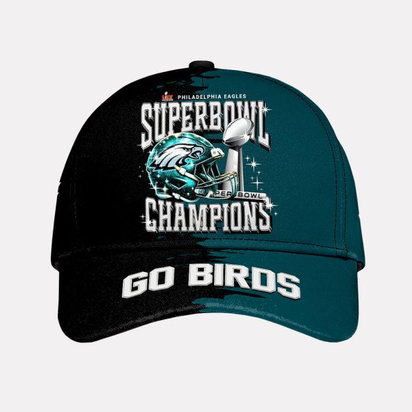 Eagles Super Bowl 2025 Champions Go Birds Hat