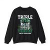 Eagles Triple Threat SB LIX Champions Two Sided Shirt 3