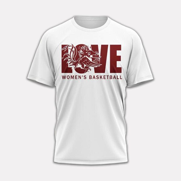 Gamecocks Love Womens Basketball 2025 Two Sided Shirt 2